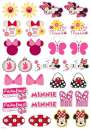 Minnie Mouse Edible Icing Character Icon Sheet